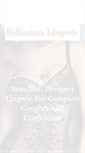 Mobile Screenshot of bellissimalingerie.com